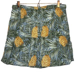 Tommy Bahama Men's‎ XL Blue Green Pineapple Hawaiian Tropical Swim Shorts Trunks